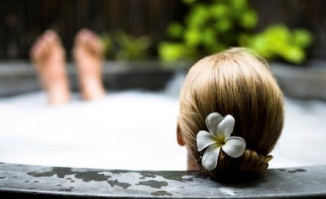 Relax in the Jacuzzi